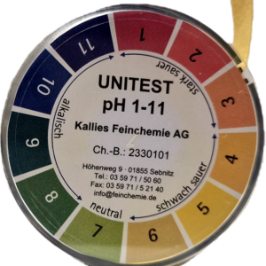 PH-Wert Testpapier